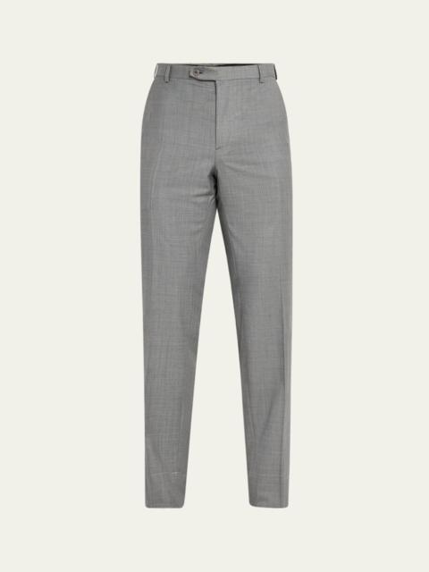 Brioni Men's Wool Sharkskin Pants