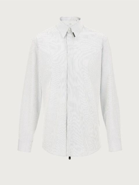 FERRAGAMO STRETCH COTTON SHIRT