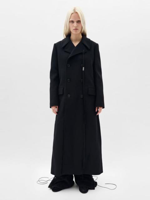 Ann Demeulemeester Agniet Long Fitted Double Breasted Coat
