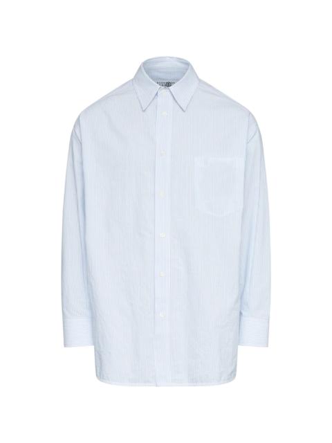 MM6 Maison Margiela Mm6 Maison Margiela Striped Button-down Cotton Shirt