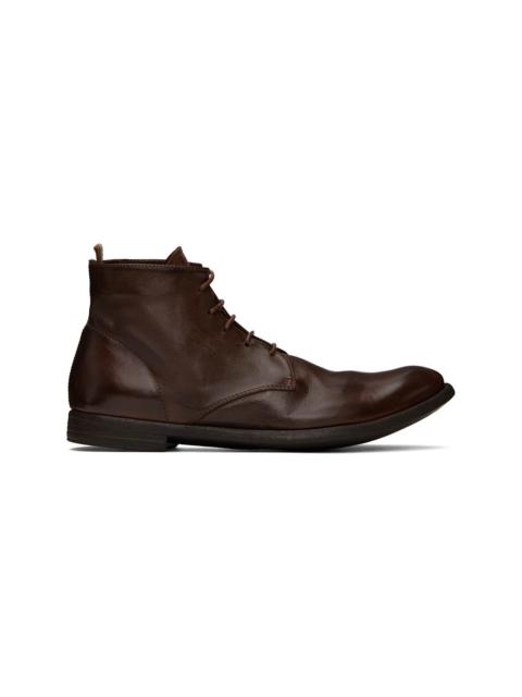 OFFICINE CREATIVE Brown Arc 513 Boots
