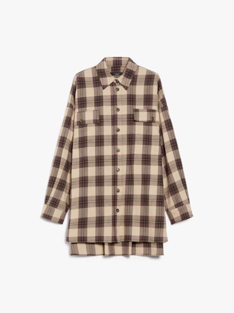 WEEKEND Max Mara BOBBIO Chequered flannel shirt