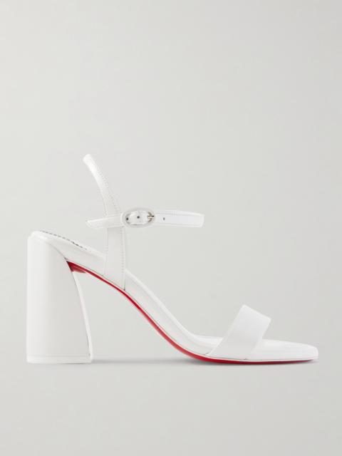Christian Louboutin Miss Jane 85 Pearlescent Leather Sandals