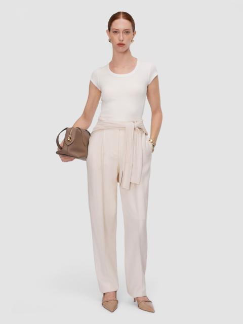 JOSEPH Saba Cotton Rib Top