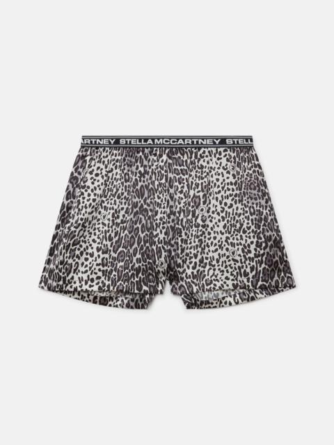 Stella McCartney Leopard Print Shorts