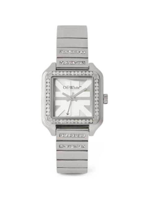 Off-White After Hours pavé 31.5mm watch