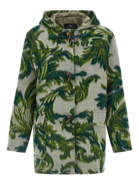 Etro patterned toggle coat
