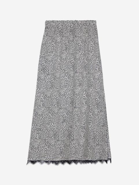 The Kooples LONG PRINTED SKIRT