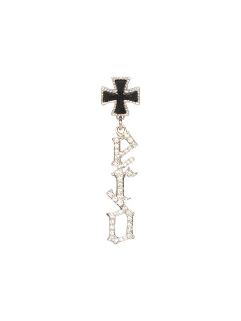 Enfants Riches Déprimés Enfants Riches Déprimés Iron Cross Crucifix Earring 'Antique Silver'
