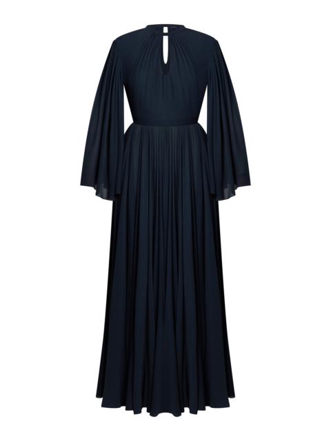 Louis Vuitton Long-Sleeved Keyhole Gown