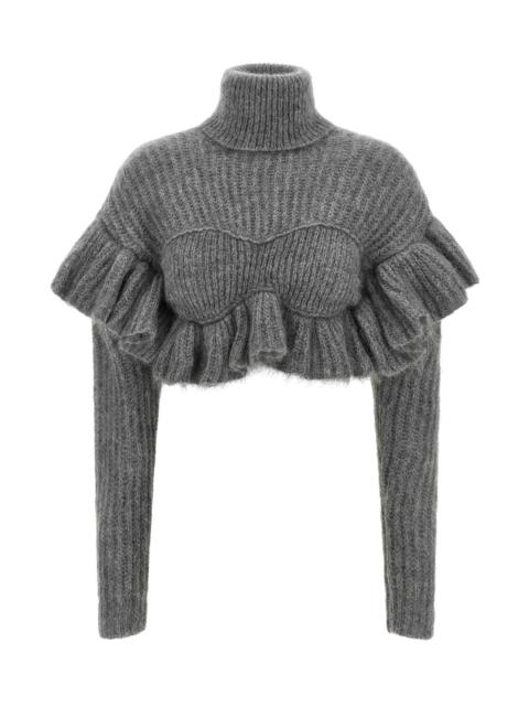 ELISABETTA FRANCHI Ruffle Sweater