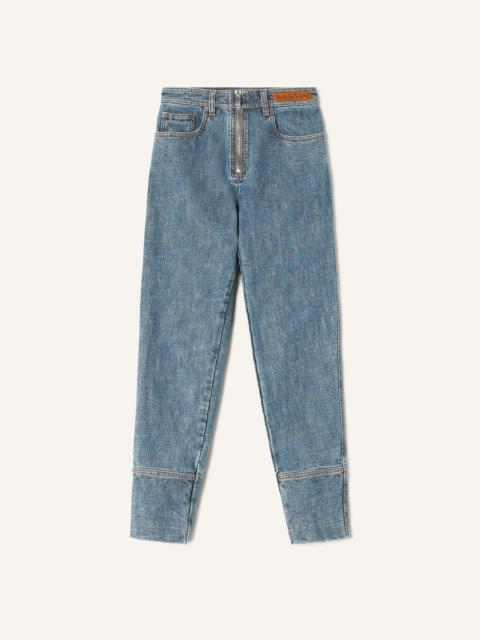 Lanvin ZIPPED DENIM PANTS