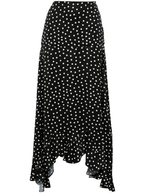 Stella McCartney Polka Dots Print Maxi Skirt