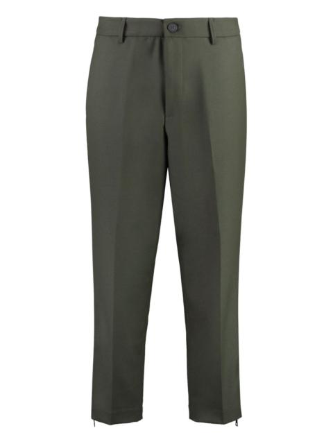 VERSACE JEANS COUTURE creased straight-leg trousers