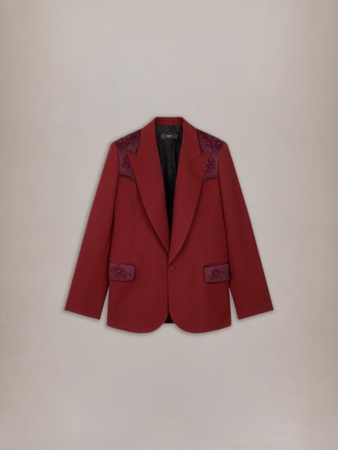 AMIRI WESTERN SINGLE BREASTED STUDDED BLAZER