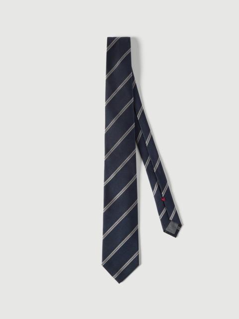 Brunello Cucinelli Striped silk tie