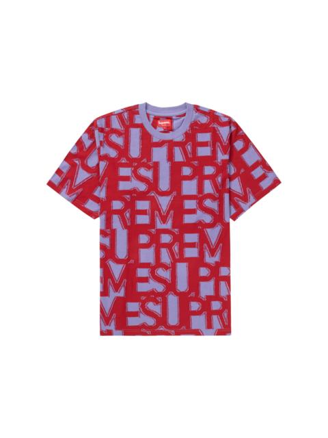 Supreme Spellout S/S Top Dusty Purple