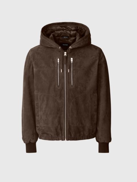MACKAGE SYLAS-SU Suede Hooded Jacket
