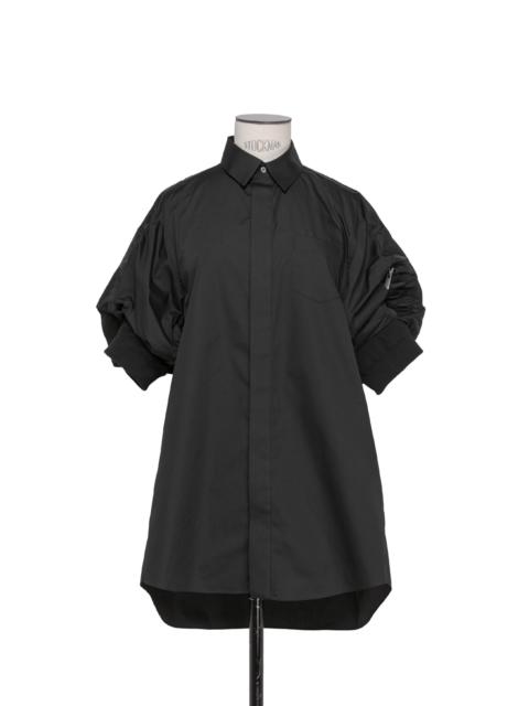 sacai Cotton Poplin x Nylon Twill Dress