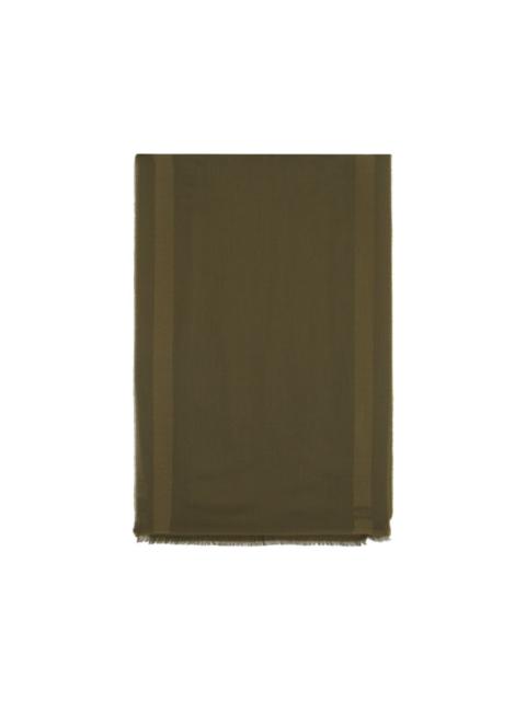 BOSS fringed scarf