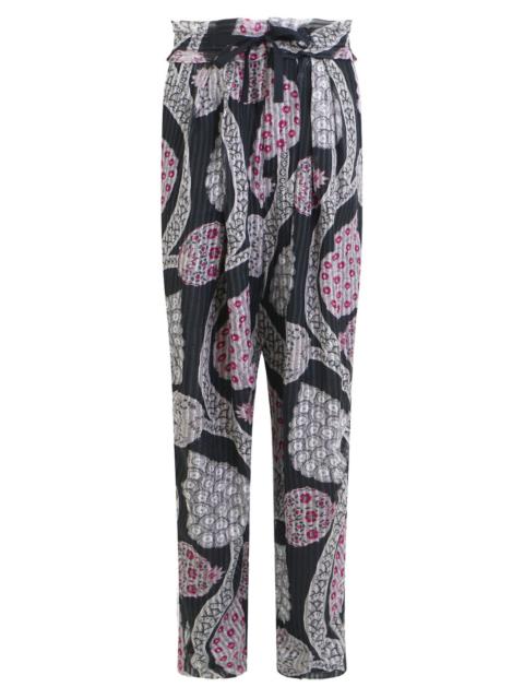 EVERSON RELAXED PANT | PAISLEY PRINT BLACK