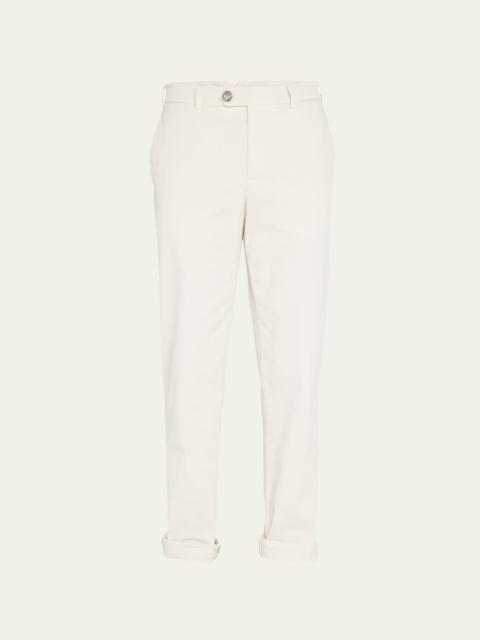 Men's American Pima Italian-Fit Chino Trousers