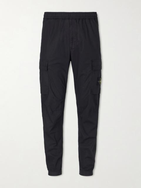 Stone Island Tapered Stretch-Cotton Shell Cargo Trousers