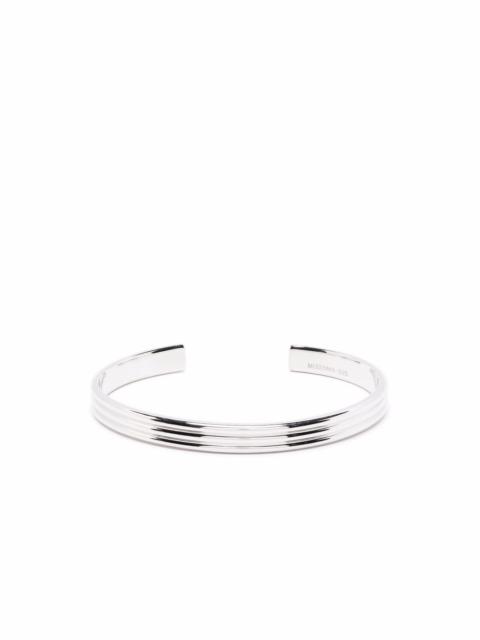 MISSOMA fused triple ridge cuff bracelet