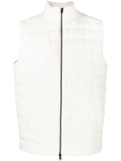 Herno padded-design feather down gilet