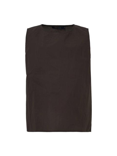 SOFIE D'HOORE Sleeveless Waxed Coated Tank Top