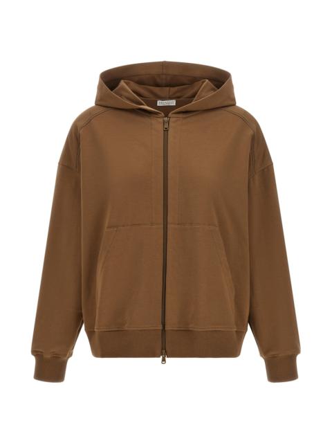 Brunello Cucinelli 'Shiny Trims' Hoodie