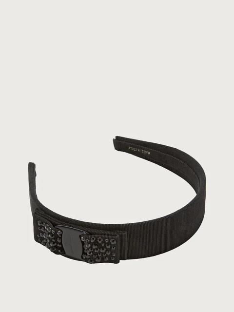 FERRAGAMO VARA BOW SWAROVSKI HEADBAND