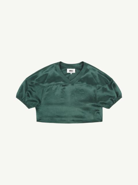 MM6 Maison Margiela V-neck top