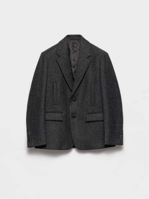 Prada Single-breasted wool jacket
