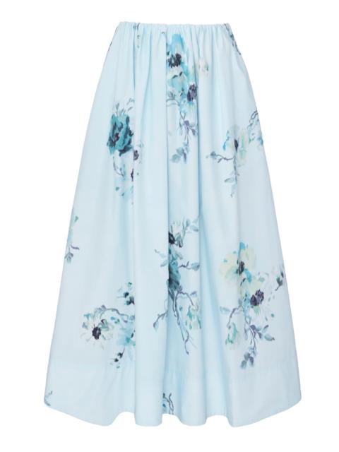 Zimmermann LIGHTBURST GATHERED MIDI SKIRT