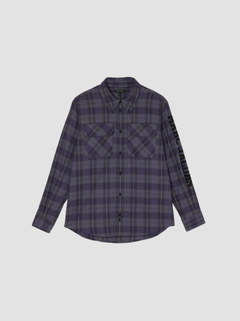 Marc Jacobs Women's Plaid Flannel Shirt - Purple Multi