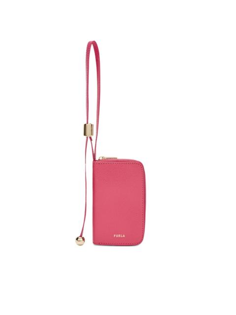 FURLA logo-detail key case