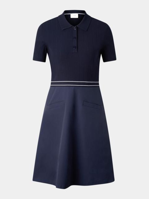 BOGNER Selin polo dress in Navy blue