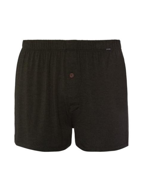 HANRO Casuals Single Jersey Boxer With Button Fly