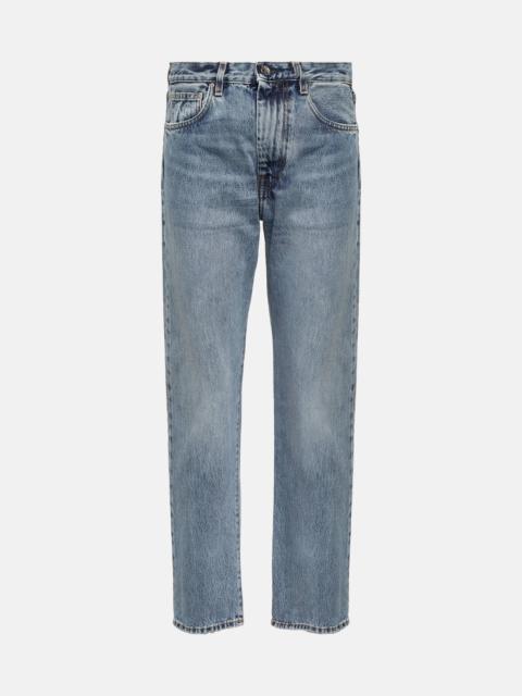 Twisted Seam mid-rise straight jeans