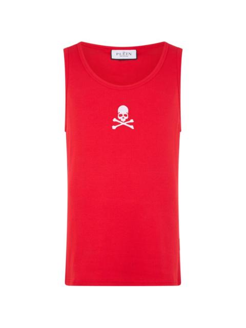PHILIPP PLEIN skull-embroidered tank top