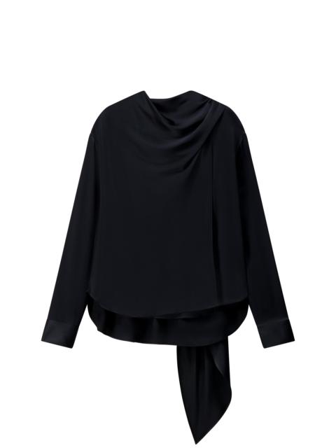 A.L.C. Nadine Silk Draped Top