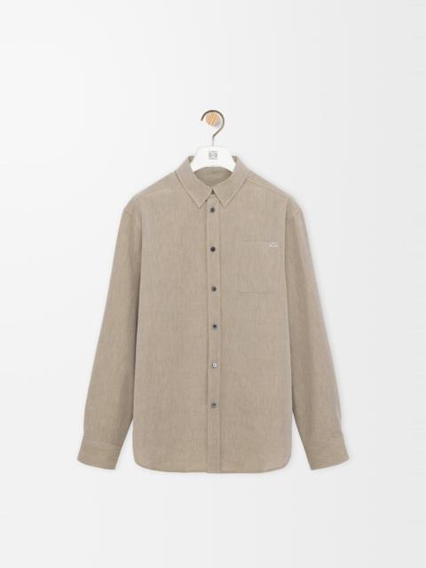 Loewe Shirt in wool and cotton