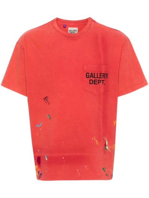 GALLERY DEPT. 페인트 후드 꼬리 면 T-셔츠