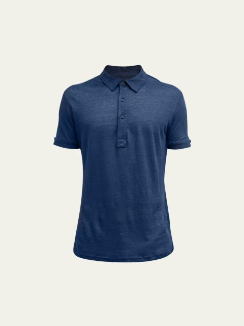 ORLEBAR BROWN Men's Sebastian Linen Polo Shirt