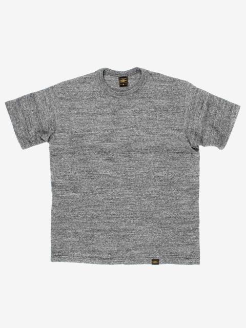 Iron Heart IHT-1610-GRY 6.5oz Loopwheel Crew Neck T-Shirt - Marl Grey
