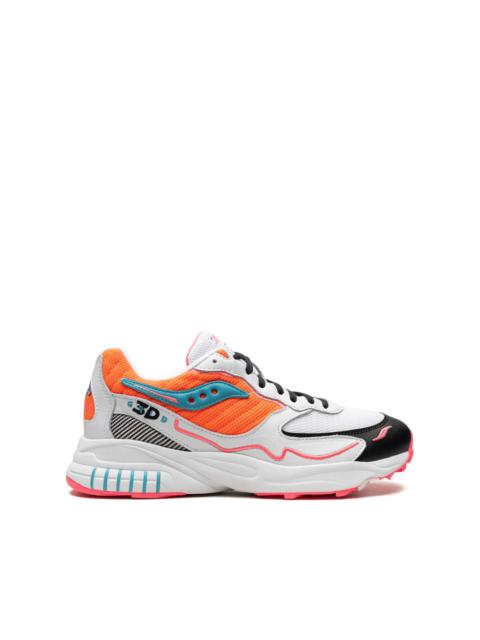 3D Grid Hurricane "Orange" sneakers