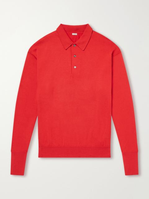 A.PRESSE Wool Polo Shirt