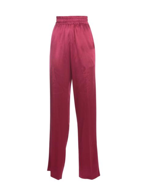 Dries Van Noten Dries Van Noten Woman`s pink & purple viscose pants
