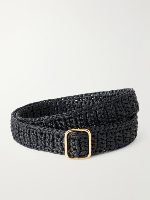DÉHANCHE Mako Raffia-effect Belt